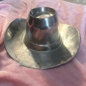 Metal cowboy hat
